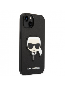 Karl Lagerfeld PU Saffiano Karl Head Fodral till iPhone 14 Plus Svart