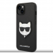 Karl Lagerfeld PU Saffiano Choupette Head Case för iPhone 14 Plus Svart