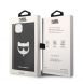 Karl Lagerfeld PU Saffiano Choupette Head Case för iPhone 14 Plus Svart