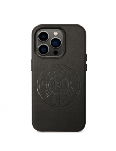 Karl Lagerfeld PU Läder Perforerad Logotypfodral för iPhone 14 Pro Max Svart