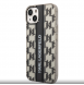 Karl Lagerfeld Monogram Vertical Stripe Fodral för iPhone 14 Plus Svart