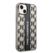 Karl Lagerfeld Monogram Vertical Stripe Fodral för iPhone 14 Plus Svart