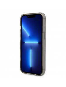 Karl Lagerfeld Monogram Vertical Stripe Fodral för iPhone 14 Plus Svart