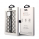 Karl Lagerfeld Monogram Vertical Stripe Fodral för iPhone 14 Plus Svart