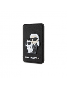 Karl Lagerfeld MagSafe Cardslot Stand Karl och Choupette Svart