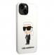 Karl Lagerfeld flytande silikon Ikonik NFT-fodral till iPhone 14 Plus Vit