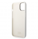 Karl Lagerfeld flytande silikon Ikonik NFT-fodral till iPhone 14 Plus Vit