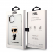 Karl Lagerfeld flytande silikon Ikonik NFT-fodral till iPhone 14 Plus Vit