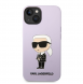 Karl Lagerfeld flytande silikon Ikonik NFT-fodral till iPhone 14 Plus Lila
