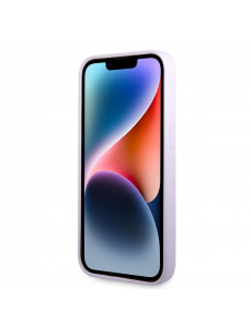 Karl Lagerfeld flytande silikon Ikonik NFT-fodral till iPhone 14 Plus Lila