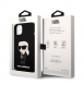 Karl Lagerfeld flytande silikon Ikonik NFT-fodral till iPhone 14 Plus Svart