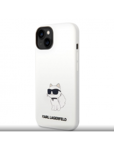 Karl Lagerfeld Liquid Silicone Choupette NFT-fodral till iPhone 14 Plus Vit