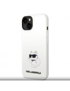 Karl Lagerfeld Liquid Silicone Choupette NFT-fodral till iPhone 14 Plus Vit
