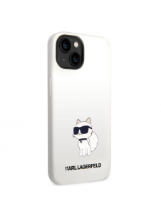 Karl Lagerfeld Liquid Silicone Choupette NFT-fodral till iPhone 14 Plus Vit