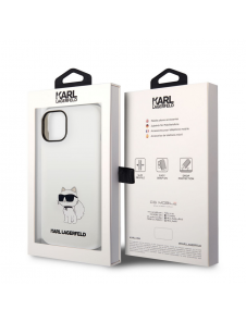 Karl Lagerfeld Liquid Silicone Choupette NFT-fodral till iPhone 14 Plus Vit