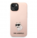 Karl Lagerfeld Liquid Silicone Choupette NFT-fodral till iPhone 14 Plus Rosa