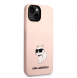 Karl Lagerfeld Liquid Silicone Choupette NFT-fodral till iPhone 14 Plus Rosa
