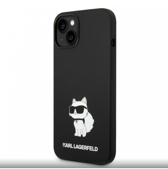 Karl Lagerfeld Liquid Silicone Choupette NFT-fodral till iPhone 14 Plus Svart