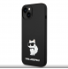 Karl Lagerfeld Liquid Silicone Choupette NFT-fodral till iPhone 14 Plus Svart
