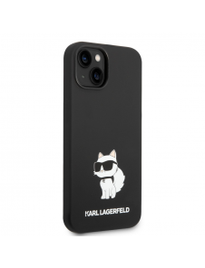 Karl Lagerfeld Liquid Silicone Choupette NFT-fodral till iPhone 14 Plus Svart