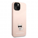 Karl Lagerfeld Liquid Silicone Choupette Fodral till iPhone 14 Plus Rosa