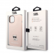 Karl Lagerfeld Liquid Silicone Choupette Fodral till iPhone 14 Plus Rosa