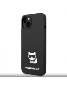 Karl Lagerfeld Liquid Silicone Choupette Fodral till iPhone 14 Plus Svart