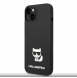 Karl Lagerfeld Liquid Silicone Choupette Fodral till iPhone 14 Plus Svart
