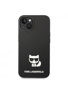 Karl Lagerfeld Liquid Silicone Choupette Fodral till iPhone 14 Plus Svart