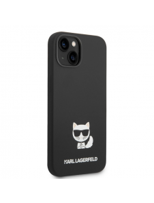 Karl Lagerfeld Liquid Silicone Choupette Fodral till iPhone 14 Plus Svart
