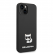 Karl Lagerfeld Liquid Silicone Choupette Fodral till iPhone 14 Plus Svart