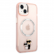 Karl Lagerfeld IML Karl och Choupette NFT MagSafe Fodral för iPhone 14 Plus Rosa