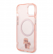 Karl Lagerfeld IML Karl och Choupette NFT MagSafe Fodral för iPhone 14 Plus Rosa