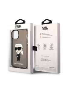 Karl Lagerfeld IML Ikonik NFT Fodral till iPhone 14 Plus Svart