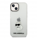 Karl Lagerfeld IML Choupette NFT-fodral till iPhone 14 Plus Transparent