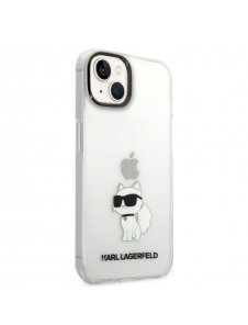 Karl Lagerfeld IML Choupette NFT-fodral till iPhone 14 Plus Transparent