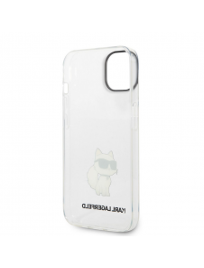 Karl Lagerfeld IML Choupette NFT-fodral till iPhone 14 Plus Transparent