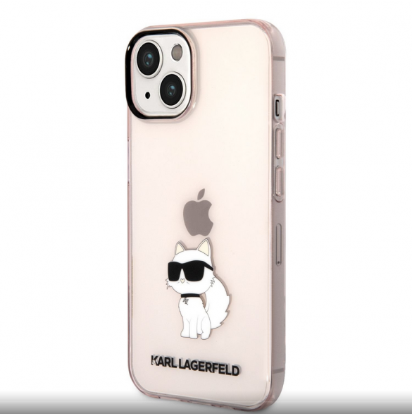 Karl Lagerfeld IML Choupette NFT-fodral till iPhone 14 Plus Rosa