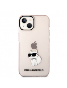 Karl Lagerfeld IML Choupette NFT-fodral till iPhone 14 Plus Rosa