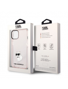 Karl Lagerfeld IML Choupette NFT-fodral till iPhone 14 Plus Rosa