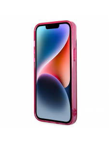 Karl Lagerfeld Gradient Karl och Choupette Fodral till iPhone 14 Plus Rosa