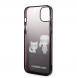 Karl Lagerfeld Gradient Karl and Choupette Fodral till iPhone 14 Plus Svart