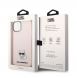 Karl Lagerfeld Choupette Logotypfodral för iPhone 14 Plus Rosa