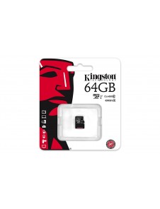 Kingston 64 GB UHS Class 1/Class10 Micro SDXC UHS-I Flash Minneskort