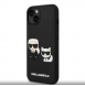 Karl Lagerfeld och Choupette 3D-fodral till iPhone 14 Plus Svart