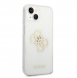 Guess TPU Big 4G Full Glitter Fodral för iPhone 14 Plus Transparent