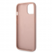 Guess PU Läder Saffiano-fodral till iPhone 14 Plus Rosa