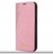 Guess PU Croco med Metal Camera Outline Bokfodral för iPhone 14 Plus Rosa