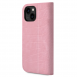 Guess PU Croco med Metal Camera Outline Bokfodral för iPhone 14 Plus Rosa