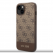 Guess PU 4G Stripe-fodral till iPhone 14 Plus Brun